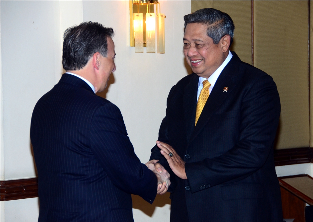Canciller Meade con el Presidente de Indonesia, Susilo Bambang Yudhoyono Canciller Meade con el Presidente de Indonesia, Susilo Bambang Yudhoyono